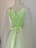 Pretty Prom Dress V-neck Pleated Tulle Gala Dress Evening Dress Formal Dress HZ0319