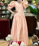 Sweet Prom Dress V-neck Pleated Birthday Party Dress Evening Dress Formal Dress HZ0319