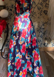 Colorful Prom Dress Crew Neck Print Gala Dress Cockatail Dress Evening Dress HZ0319