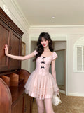 Cute Suqare Neckline Lace Tiered Draped Short Prom Dress Homecoming Dress with Bowknot HZ0319
