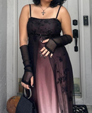 Spaghetti Straps A-Line Beading Vintage Long Prom Dress Evening Gown, HZ0319
