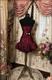 Vintage Burgundy Sheath Strapless 16th Birthday Dress Party Dresses Homecoming Dress HZ0319