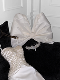 Elegant Ivory Sweetheart Satin Beaded Design Gorgeous Mermaid Floor-length Wedding Dress HZ0319