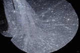 Glitter Strapless Mermaid Beading Tassel Long Evening Dress Birthday Outfits, HZ0319