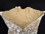 Simple 3D Floral Strapless Design A-line Tulle Women Party Dress, HZ0319